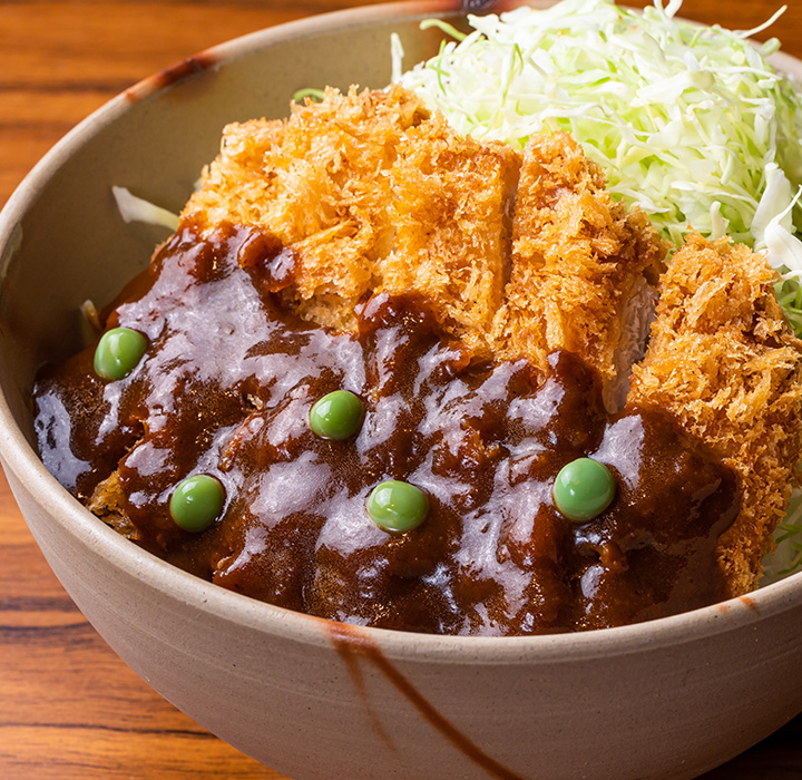 岡山名物デミカツ丼
